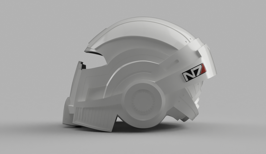 Mass Effect N7 Breather Helmet 3D Print 134766
