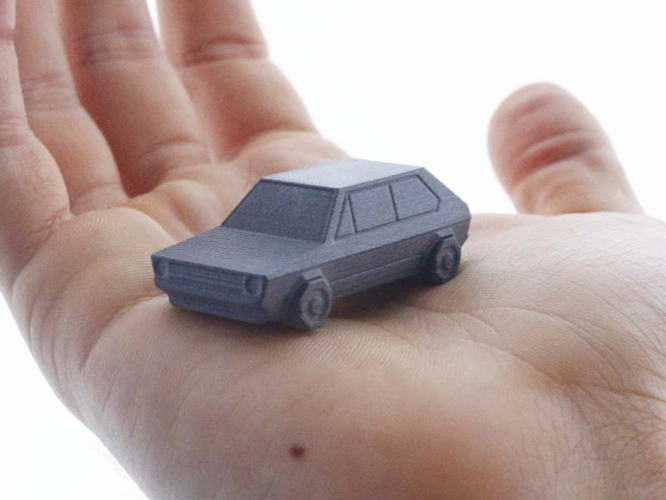 Volkswagen Golf GTI - Low Poly Miniature 3D Print 134772