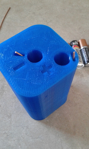 6 Volt Lantern battery AA adapter 3D Print 134896