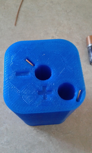 6 Volt Lantern battery AA adapter 3D Print 134897