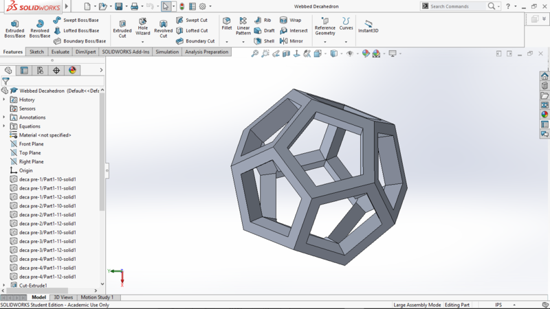 Webbed Decahedron