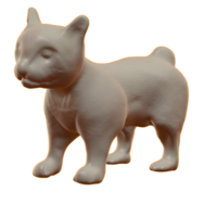 Small weird cat 3D Printing 135024