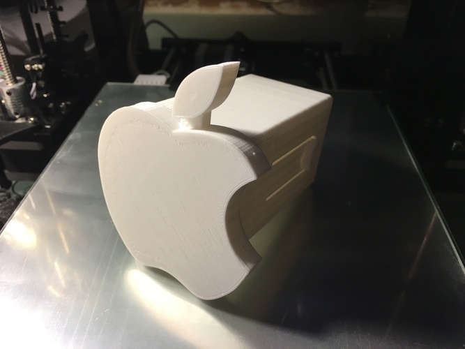 Apple Hitch Cover 3D Print 135044