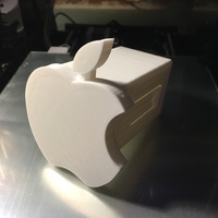 Small Apple Hitch Cover 3D Printing 135044