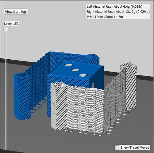 Dual Material Dice 3D Print 13509