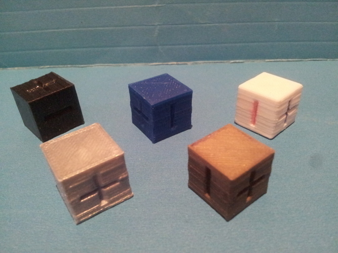 Basic Fate / Fudge Dice 3D Print 135158