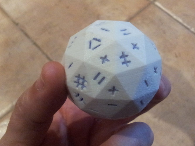 One Roll Fate / Fudge Die 3D Print 135167