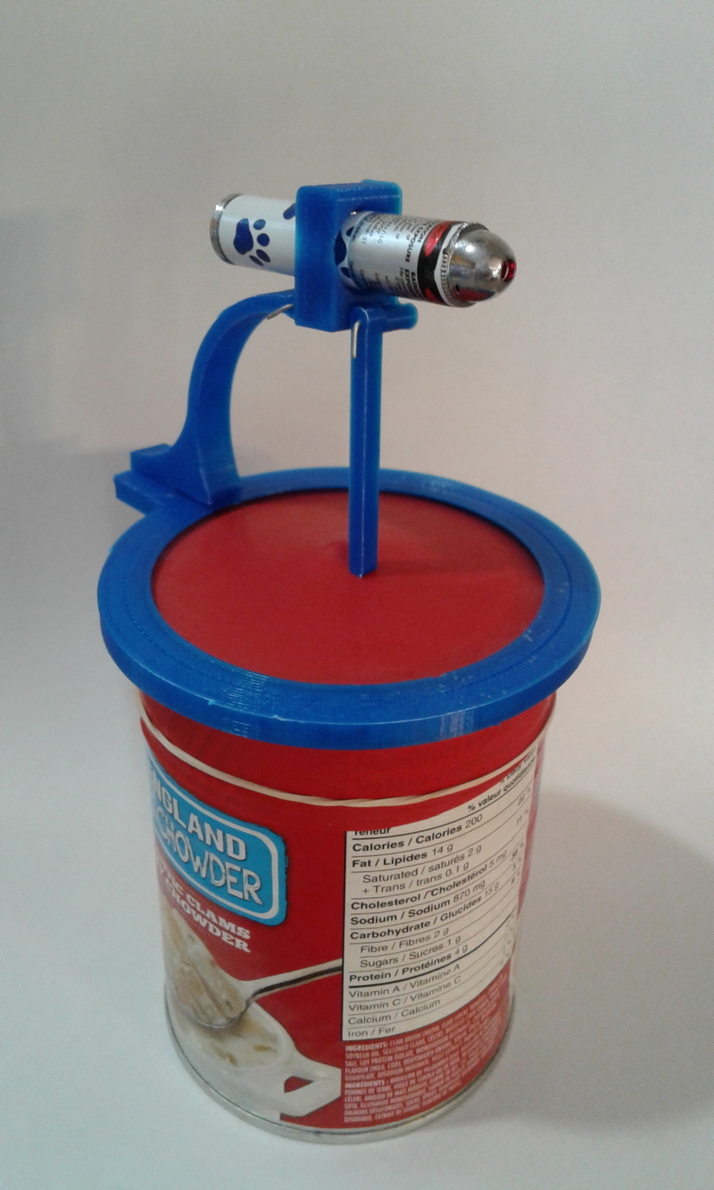 The world's most sensitive laser soup can BAROMETER!