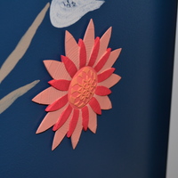 Small Life Flower Wall Art 3D Printing 135331