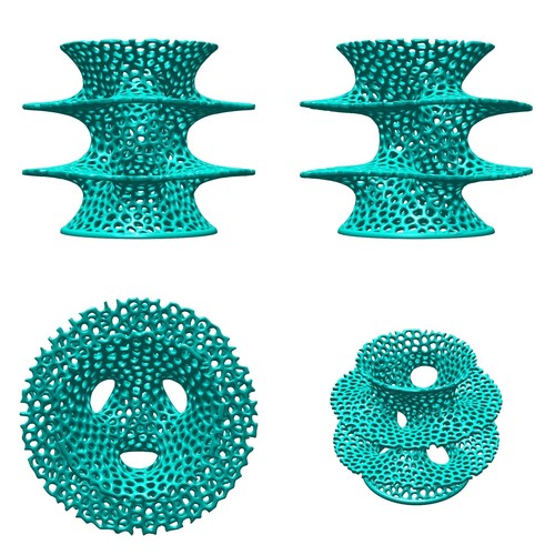 Voronoi Costa Big Vase 3D Print 13541