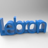 Small nba keychain lebron 3D Printing 135410