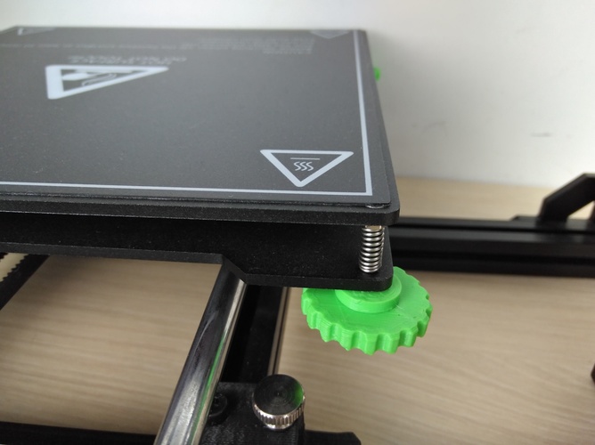 Hotbed/platform leveling  nut for Tristarbot M1  prusa i3 3D Print 135413