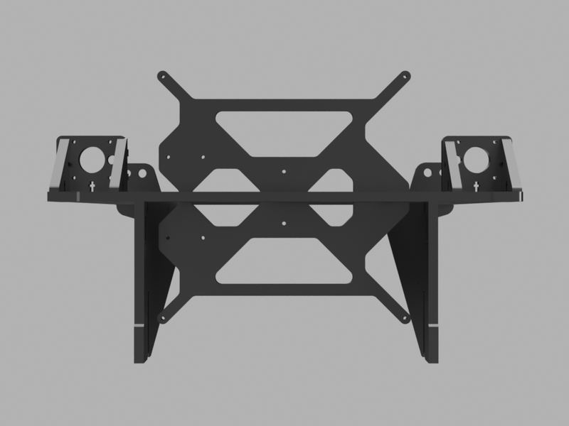 Printable Real size Prusa I3 frame