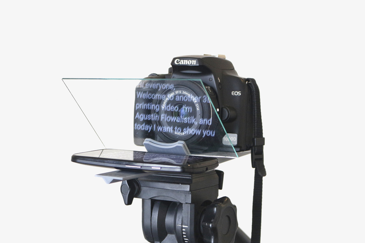 Smartphone Teleprompter - Tripod Adapter 3D Print 135451