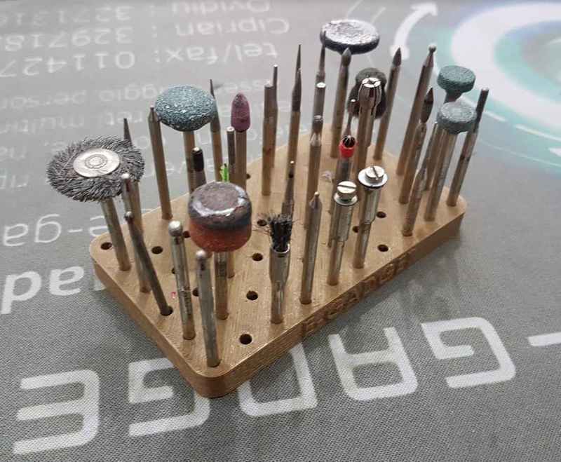 Dremel tool stand suport