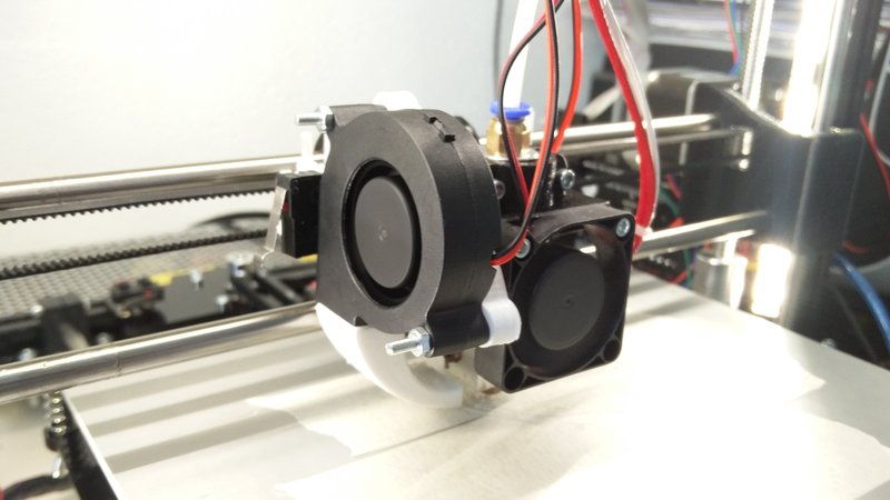 cooling blower bracket and tube for flsun prusa i3 metal frame 