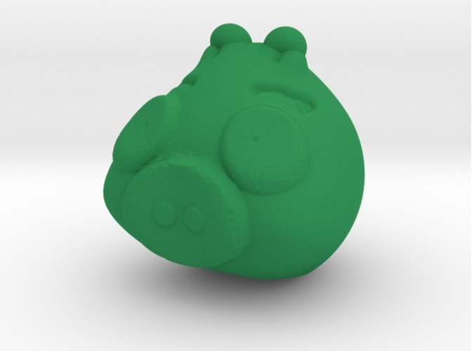 green piggy  3 3D Print 13547