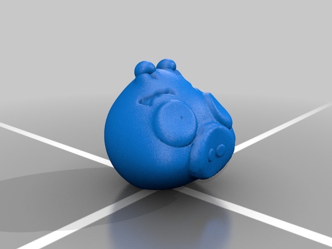 green piggy  3 3D Print 13549