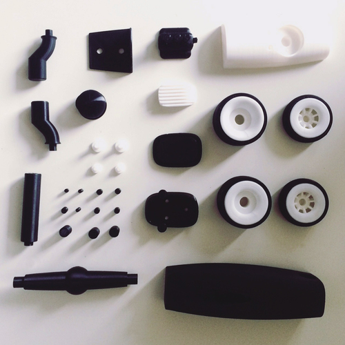 Modular HOT ROD designer toy 3D Print 135524