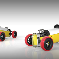Modular HOT ROD designer toy - Thumbnail 8