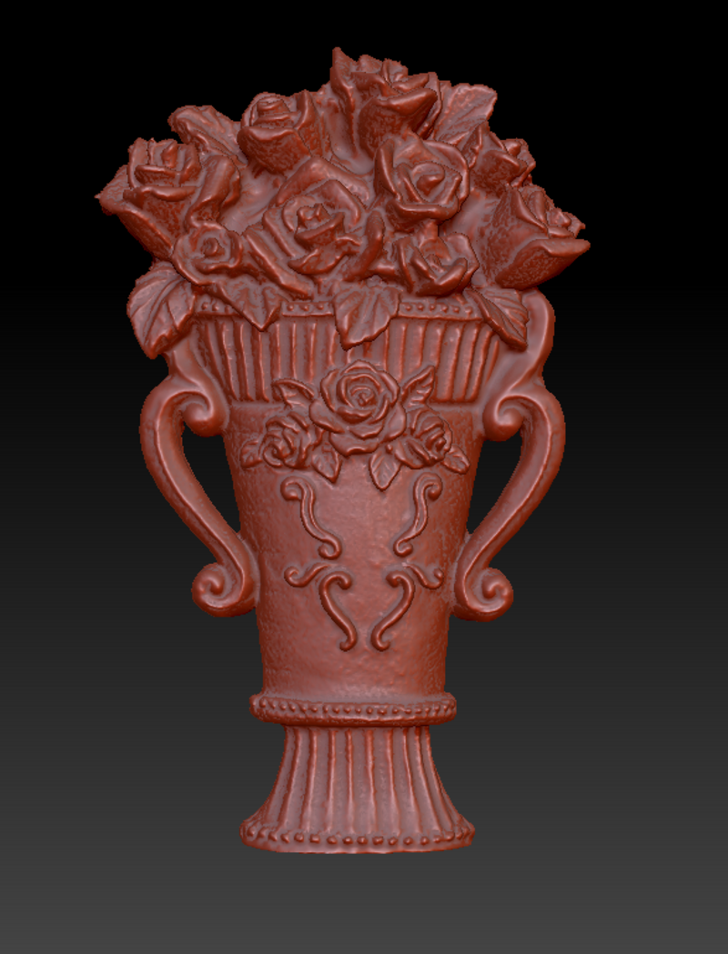 Vase with roses