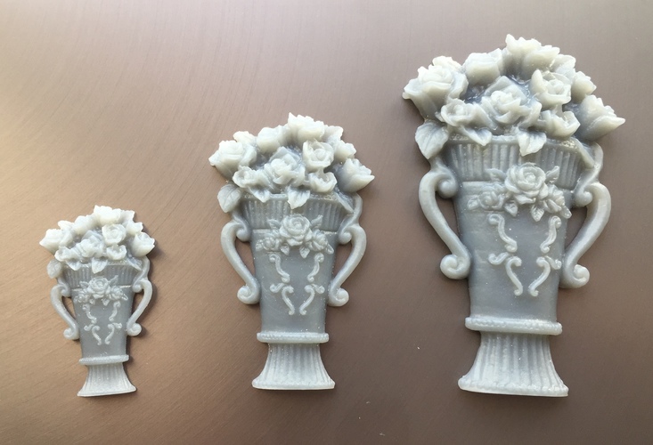 Vase with Flowers 3D Print 135560