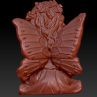 Fairy with a dove in his hands - Thumbnail 3
