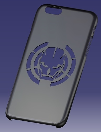 iPhone 6S Skull Case 3D Print 135580