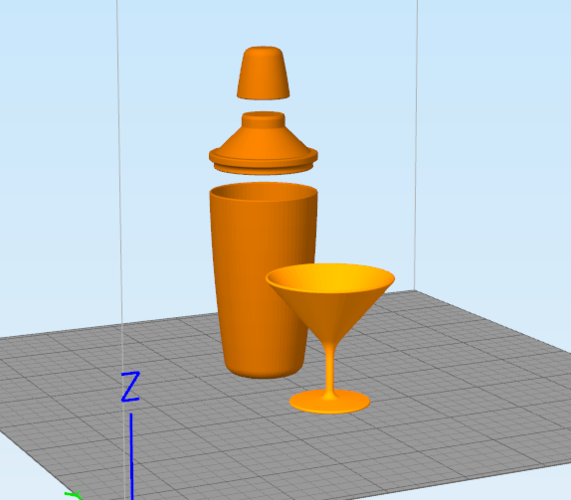 Shaker barman 3D Print 135583