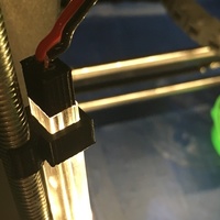 Small IKEA LEDBERG Z-Braces Clip for LED light strips 3D Printing 135655