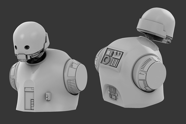 K-2SO Bust Model