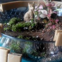 IKEA BLANDA 20cm Serving Bowl Terrarium - Thumbnail 3