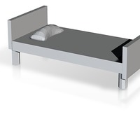 bed model as stl - Thumbnail 1