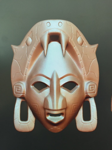 Mayan Mask 3D Print 135760