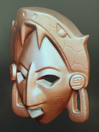 Mayan Mask 3D Print 135765
