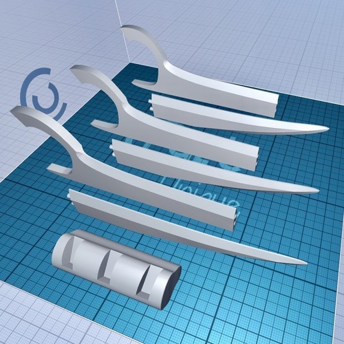 Wolverine Claws - Logan 3D Print 135793