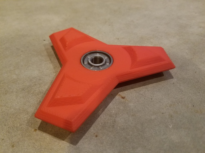 Angular Fidget Spinner 3D Print 135801