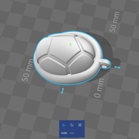 Turtle shell keychain - Thumbnail 4