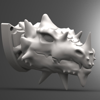 Small Dragon head 3D Printing 135829