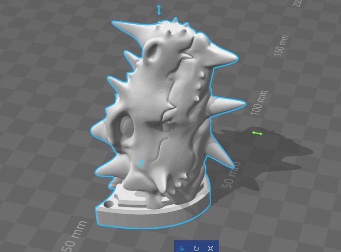 Dragon head 3D Print 135834