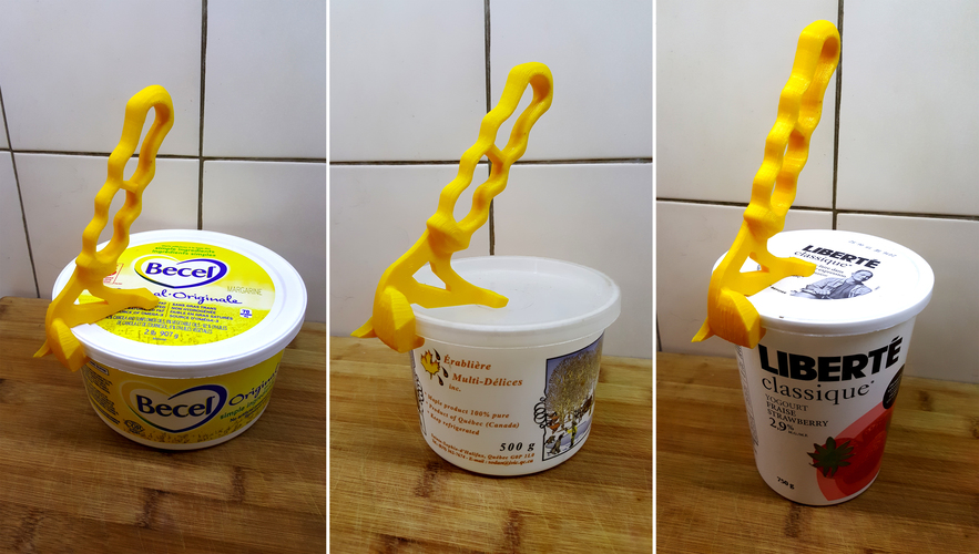 Handy Tool to open plastic containers - Contest 3D Print 135837