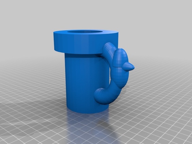 super mario pipe mug Lugi 3D Print 13591