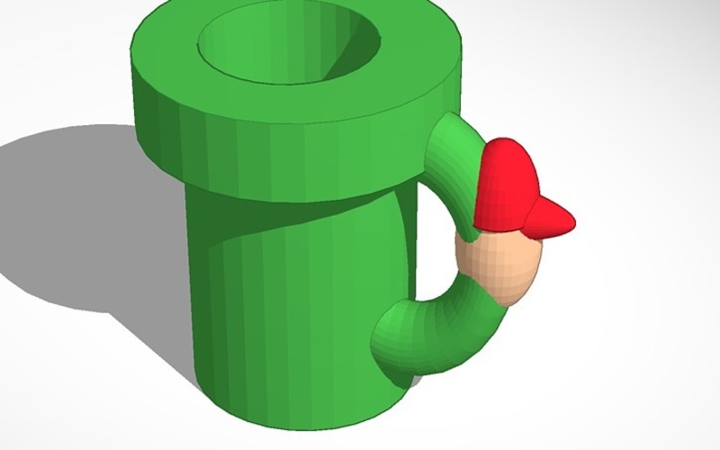 super mario mug 3D Print 13592