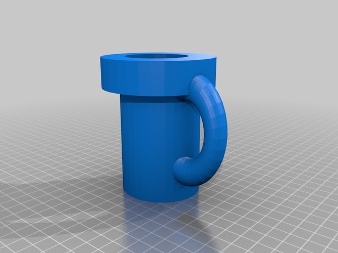super mario pipe mug 3D Print 13596