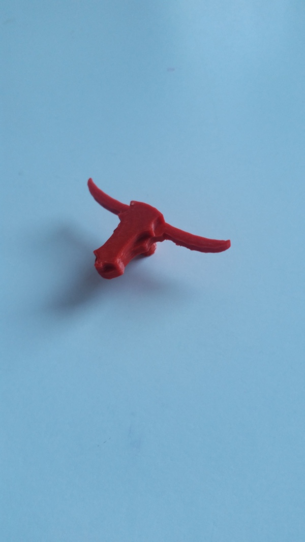 Medium bull cabinet handle 3D Printing 135962