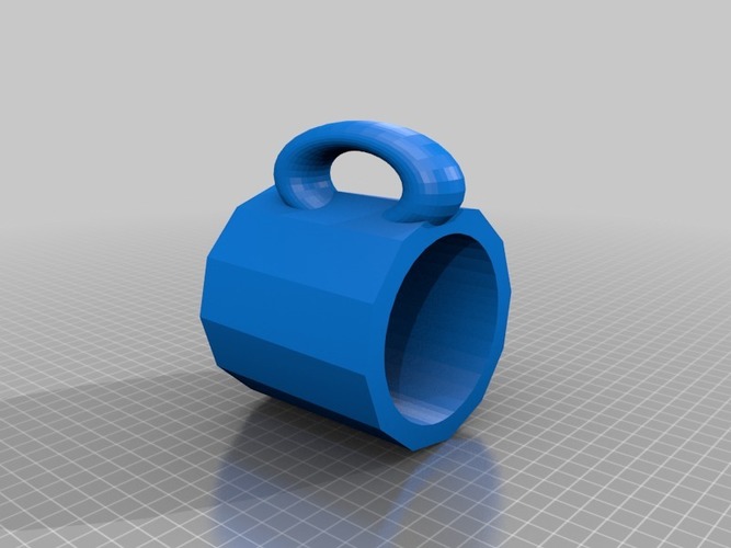 hex mug 3D Print 13597