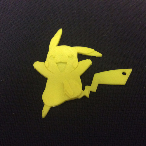 Pikachu Key Chain 3D Print 135972