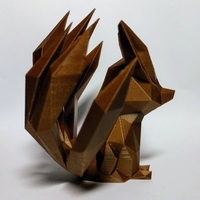 Low-poly Nine-tailed Fox - Thumbnail 5
