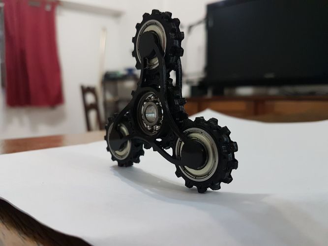 Gear Spinner 3D Print 136075