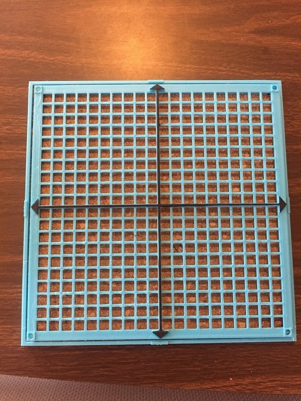 Braille Quadrant Graph Math Board